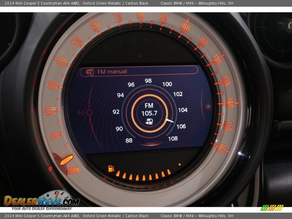 2014 Mini Cooper S Countryman All4 AWD Oxford Green Metallic / Carbon Black Photo #13