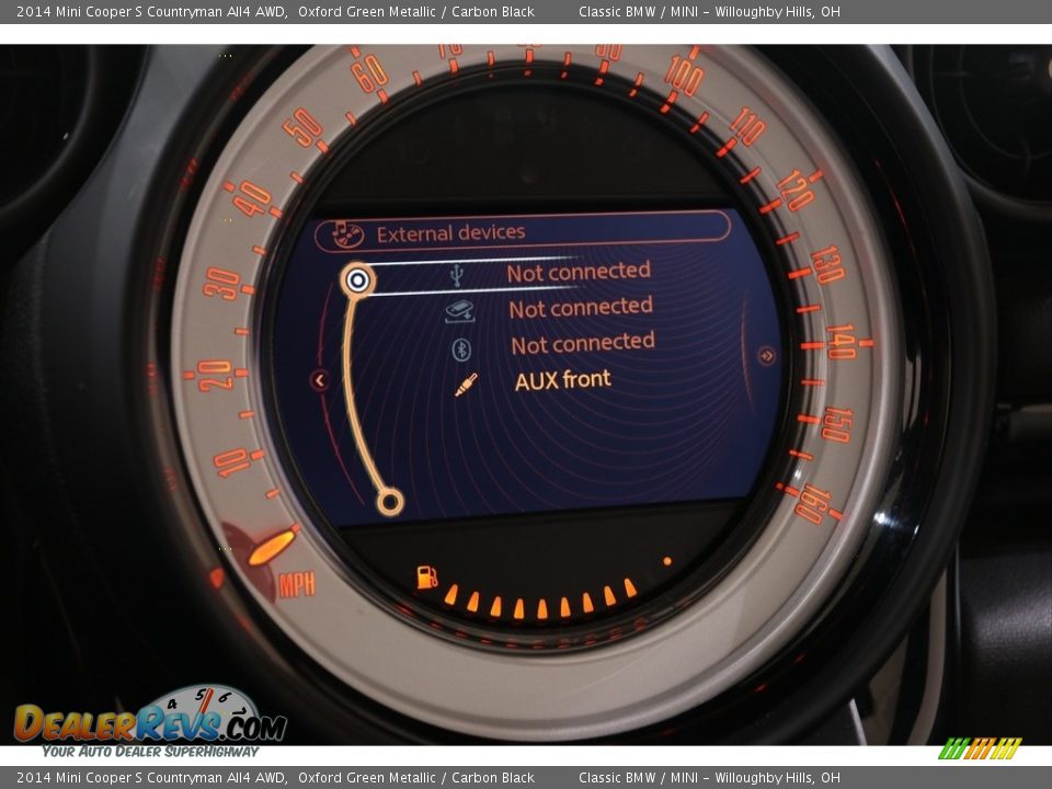 2014 Mini Cooper S Countryman All4 AWD Oxford Green Metallic / Carbon Black Photo #14