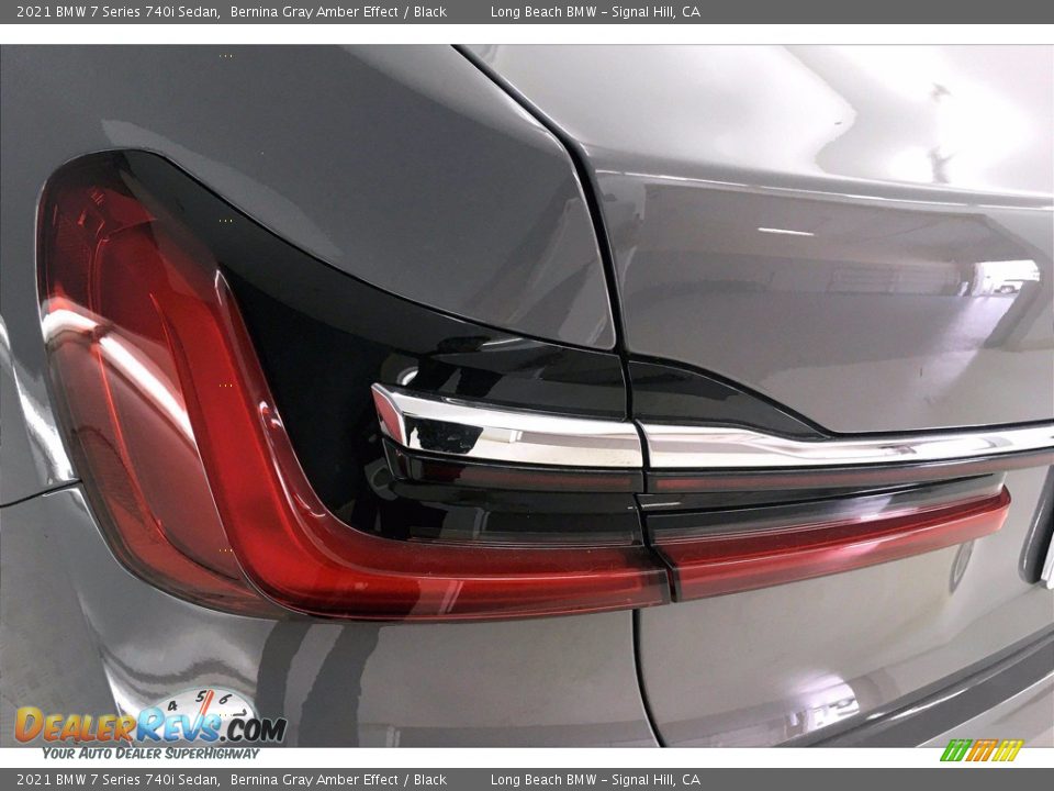 2021 BMW 7 Series 740i Sedan Bernina Gray Amber Effect / Black Photo #15