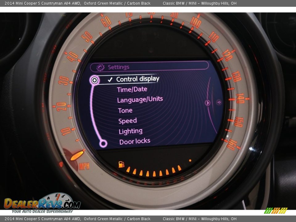 2014 Mini Cooper S Countryman All4 AWD Oxford Green Metallic / Carbon Black Photo #15