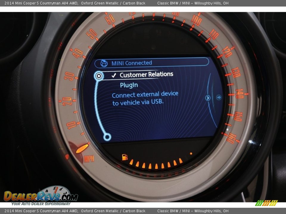 2014 Mini Cooper S Countryman All4 AWD Oxford Green Metallic / Carbon Black Photo #18