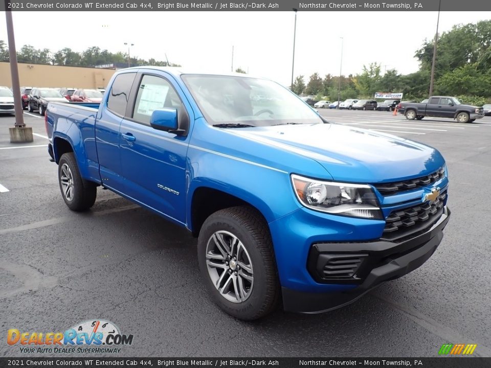Front 3/4 View of 2021 Chevrolet Colorado WT Extended Cab 4x4 Photo #2