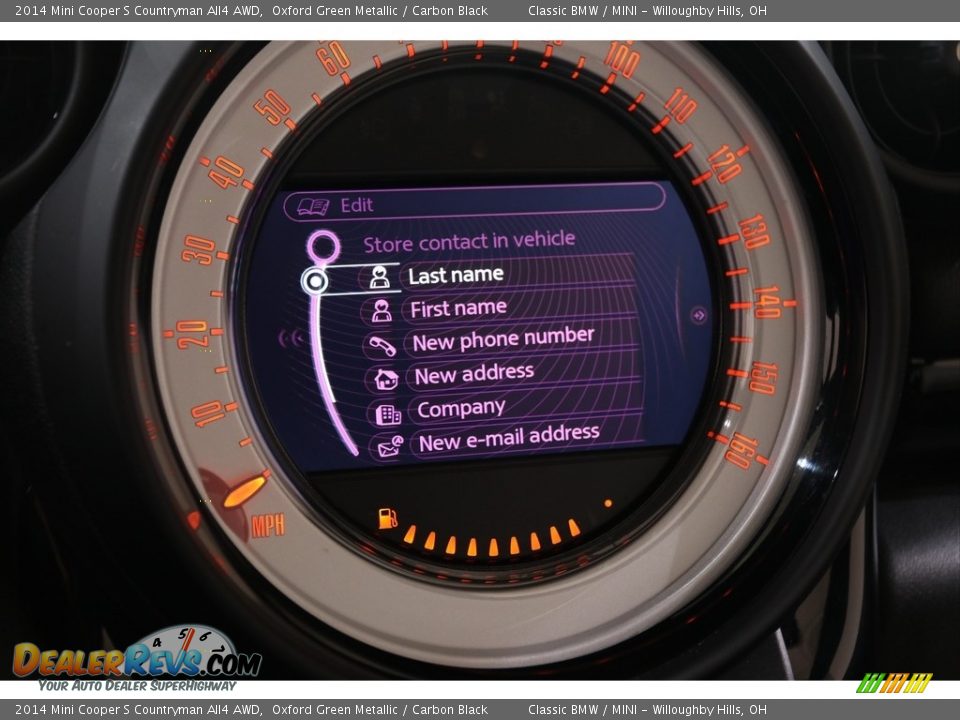 2014 Mini Cooper S Countryman All4 AWD Oxford Green Metallic / Carbon Black Photo #20