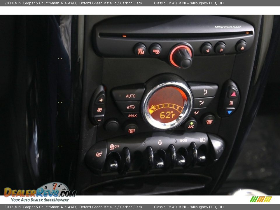 2014 Mini Cooper S Countryman All4 AWD Oxford Green Metallic / Carbon Black Photo #21
