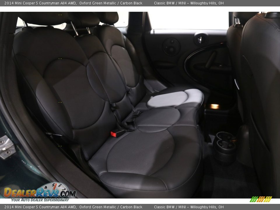 2014 Mini Cooper S Countryman All4 AWD Oxford Green Metallic / Carbon Black Photo #25