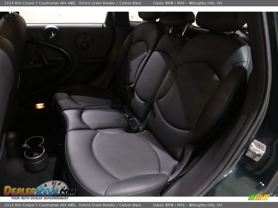 2014 Mini Cooper S Countryman All4 AWD Oxford Green Metallic / Carbon Black Photo #26