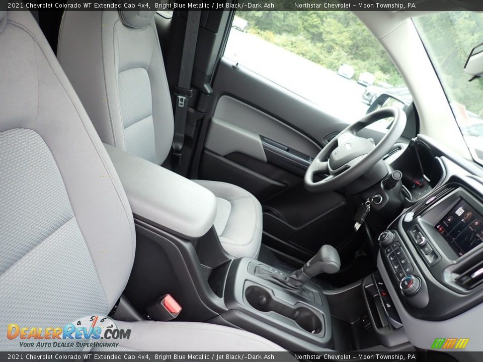 2021 Chevrolet Colorado WT Extended Cab 4x4 Bright Blue Metallic / Jet Black/­Dark Ash Photo #10