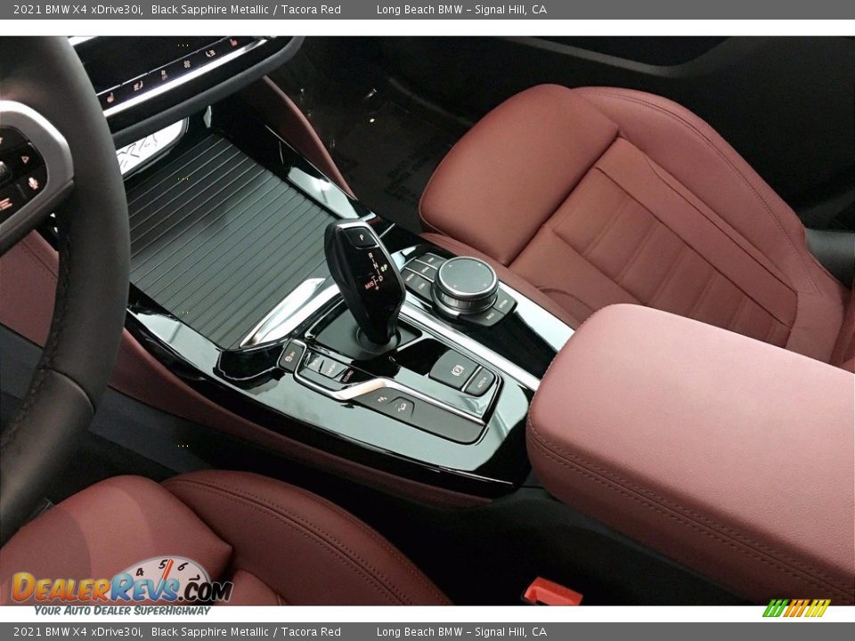 2021 BMW X4 xDrive30i Black Sapphire Metallic / Tacora Red Photo #8
