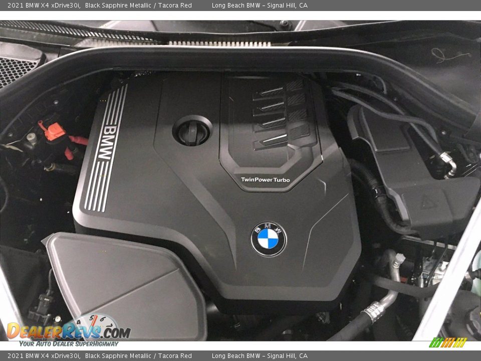 2021 BMW X4 xDrive30i Black Sapphire Metallic / Tacora Red Photo #11