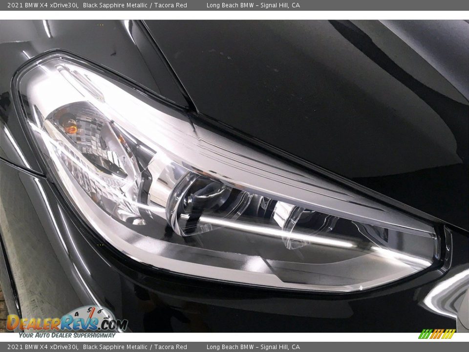 2021 BMW X4 xDrive30i Black Sapphire Metallic / Tacora Red Photo #14