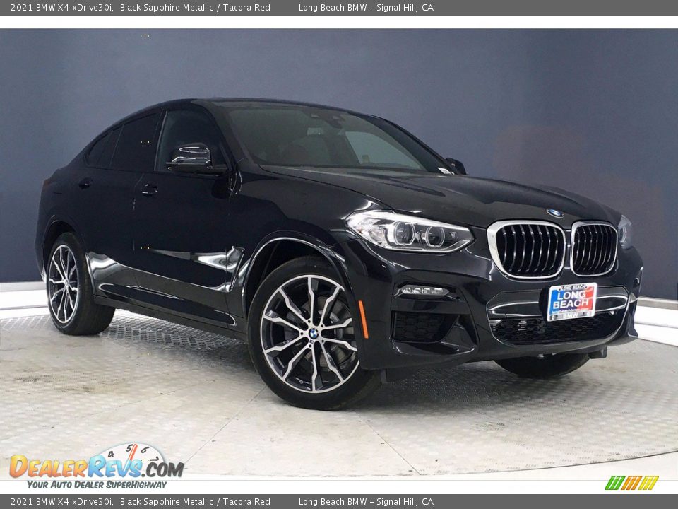 2021 BMW X4 xDrive30i Black Sapphire Metallic / Tacora Red Photo #19