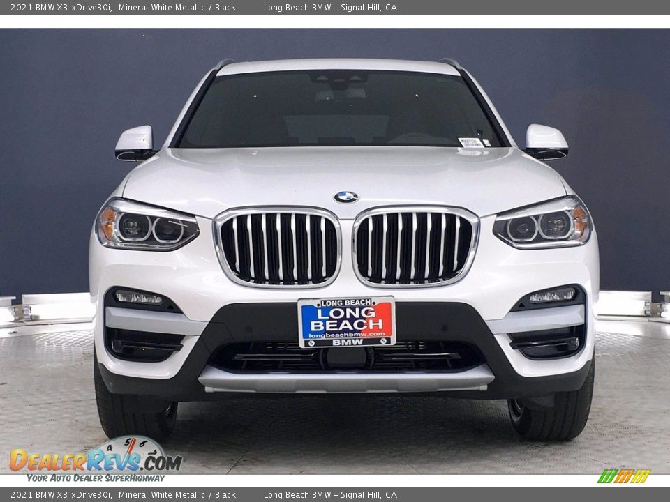 2021 BMW X3 xDrive30i Mineral White Metallic / Black Photo #2