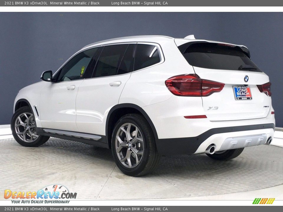 2021 BMW X3 xDrive30i Mineral White Metallic / Black Photo #3