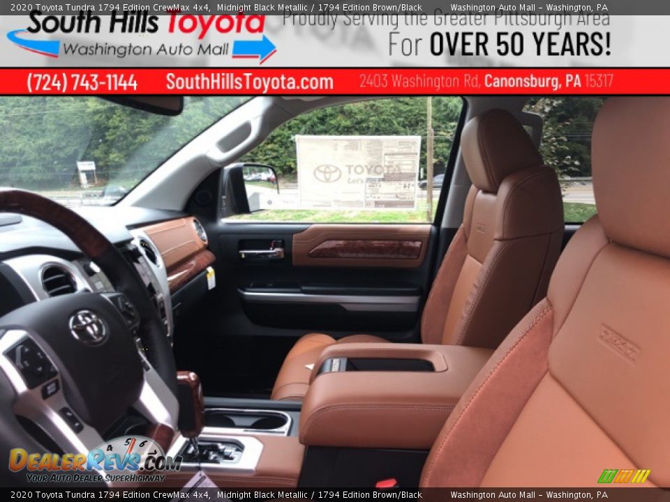 2020 Toyota Tundra 1794 Edition CrewMax 4x4 Midnight Black Metallic / 1794 Edition Brown/Black Photo #4