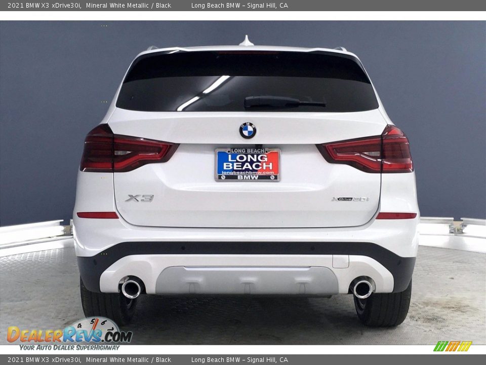 2021 BMW X3 xDrive30i Mineral White Metallic / Black Photo #4