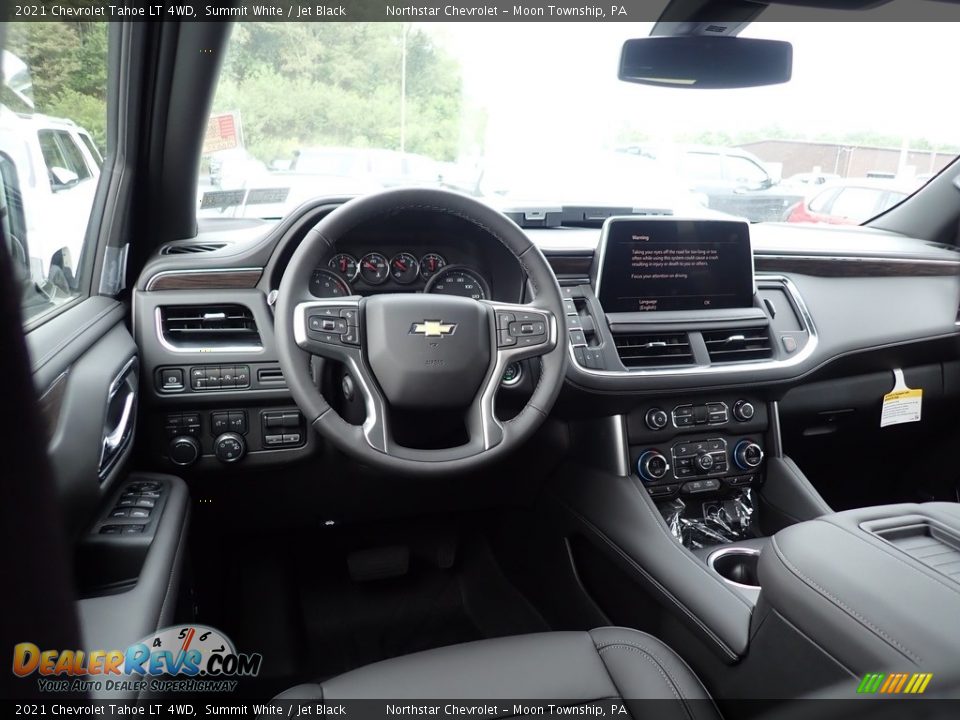 Jet Black Interior - 2021 Chevrolet Tahoe LT 4WD Photo #13