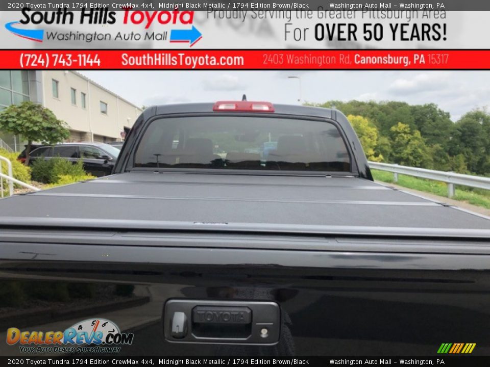 2020 Toyota Tundra 1794 Edition CrewMax 4x4 Midnight Black Metallic / 1794 Edition Brown/Black Photo #10