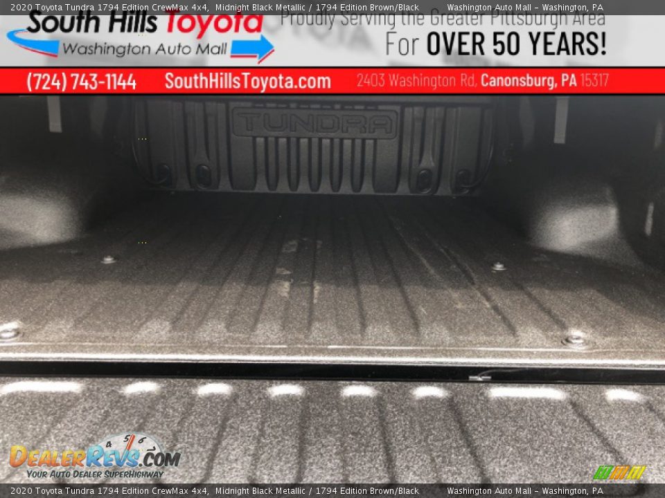 2020 Toyota Tundra 1794 Edition CrewMax 4x4 Midnight Black Metallic / 1794 Edition Brown/Black Photo #11