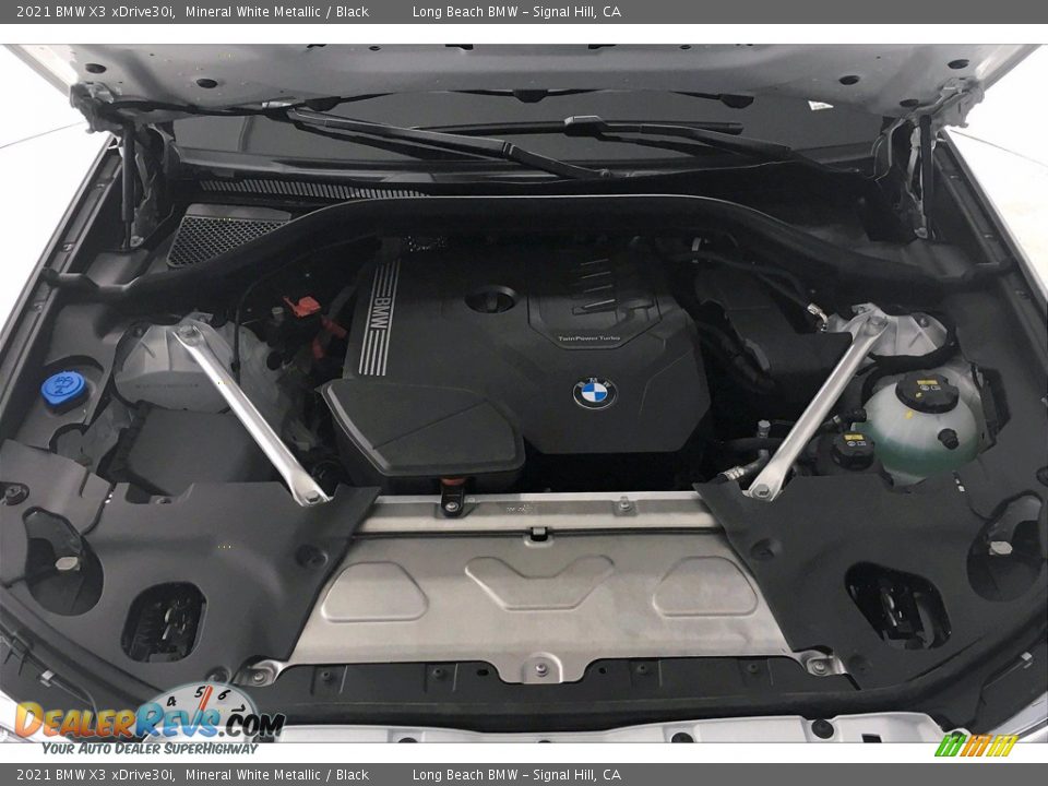 2021 BMW X3 xDrive30i Mineral White Metallic / Black Photo #10