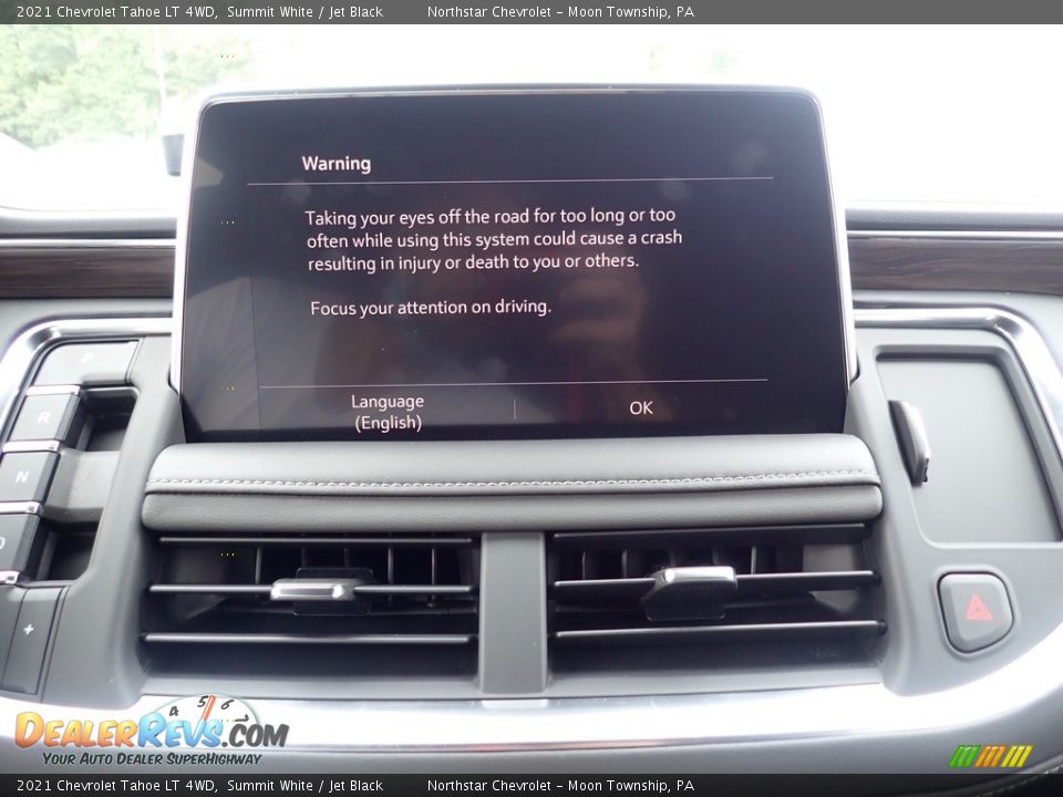 2021 Chevrolet Tahoe LT 4WD Summit White / Jet Black Photo #17