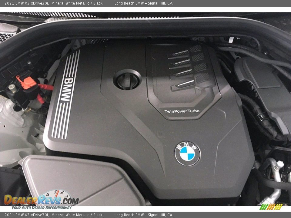2021 BMW X3 xDrive30i Mineral White Metallic / Black Photo #11
