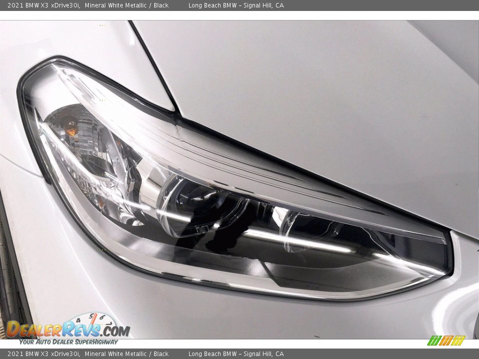 2021 BMW X3 xDrive30i Mineral White Metallic / Black Photo #14