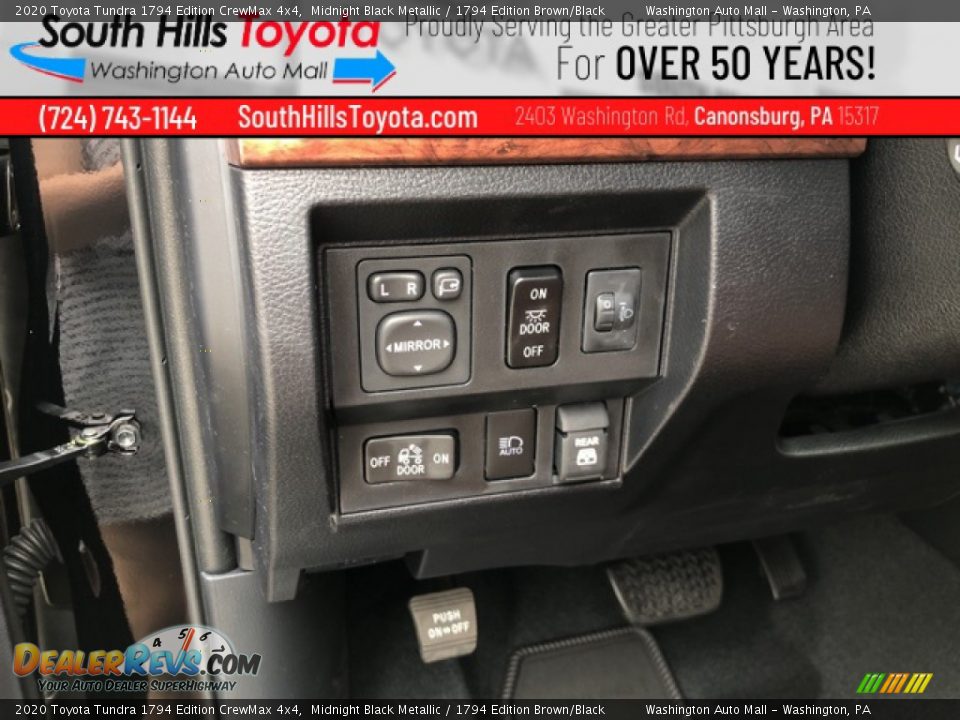 2020 Toyota Tundra 1794 Edition CrewMax 4x4 Midnight Black Metallic / 1794 Edition Brown/Black Photo #19