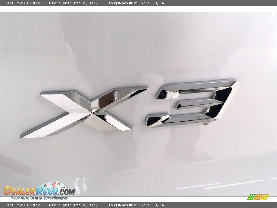 2021 BMW X3 xDrive30i Mineral White Metallic / Black Photo #16