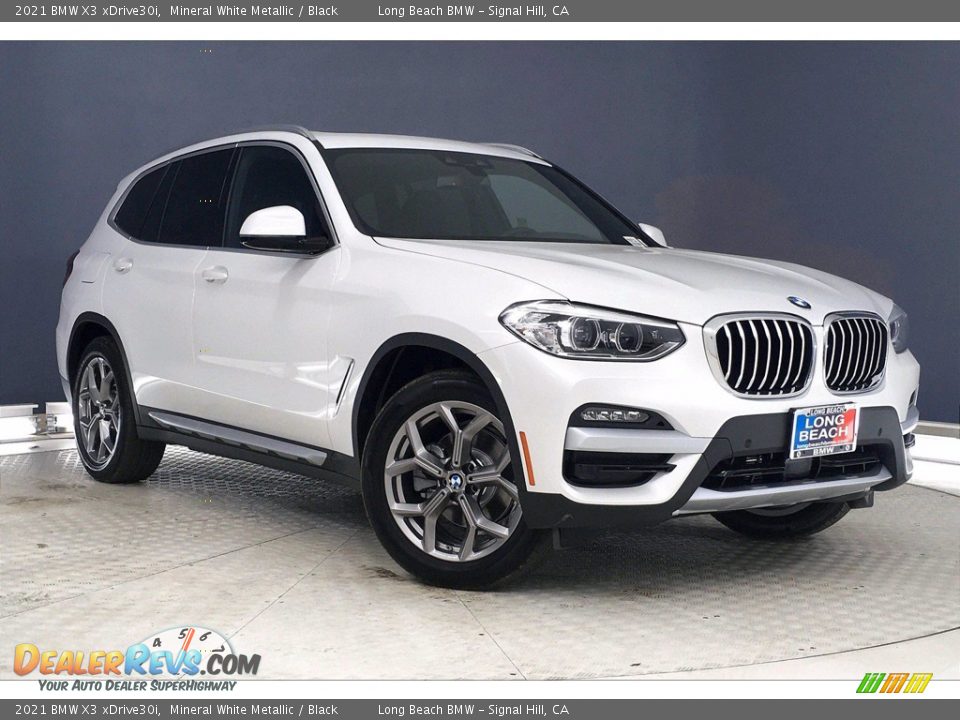 2021 BMW X3 xDrive30i Mineral White Metallic / Black Photo #19