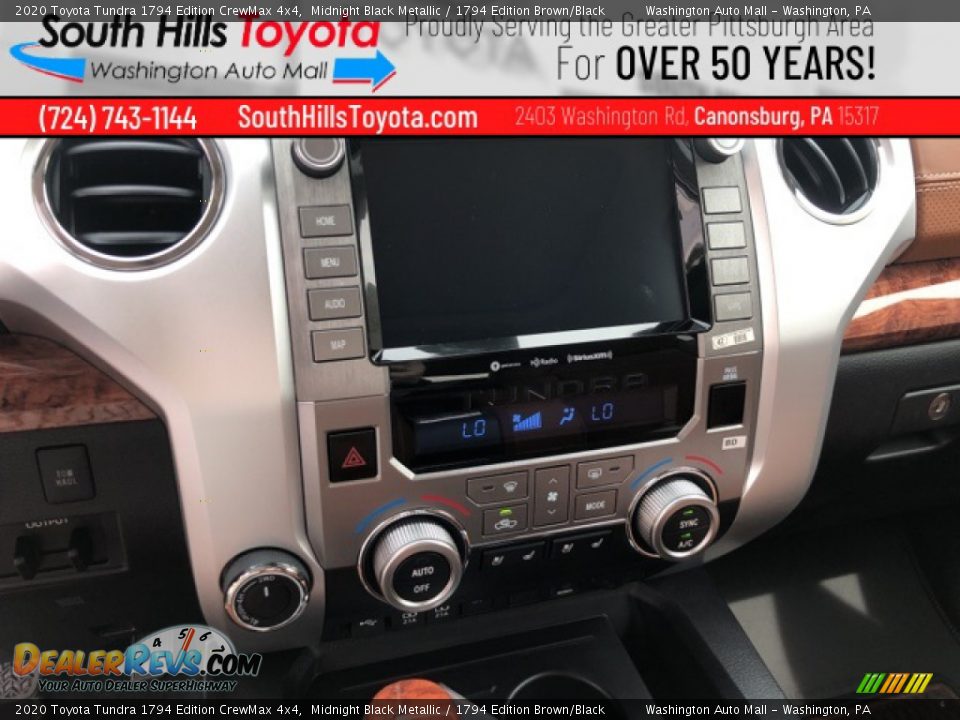 2020 Toyota Tundra 1794 Edition CrewMax 4x4 Midnight Black Metallic / 1794 Edition Brown/Black Photo #26