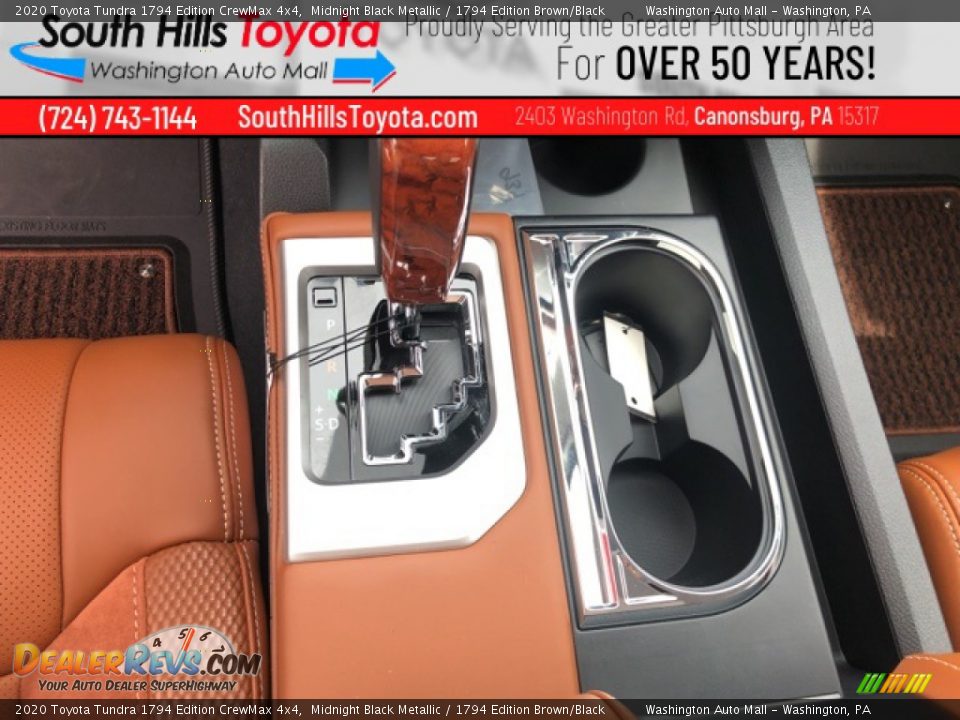 2020 Toyota Tundra 1794 Edition CrewMax 4x4 Midnight Black Metallic / 1794 Edition Brown/Black Photo #27