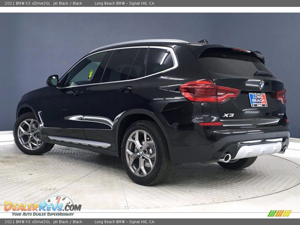 2021 BMW X3 xDrive30i Jet Black / Black Photo #3