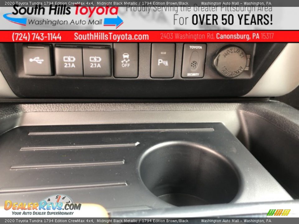 2020 Toyota Tundra 1794 Edition CrewMax 4x4 Midnight Black Metallic / 1794 Edition Brown/Black Photo #29