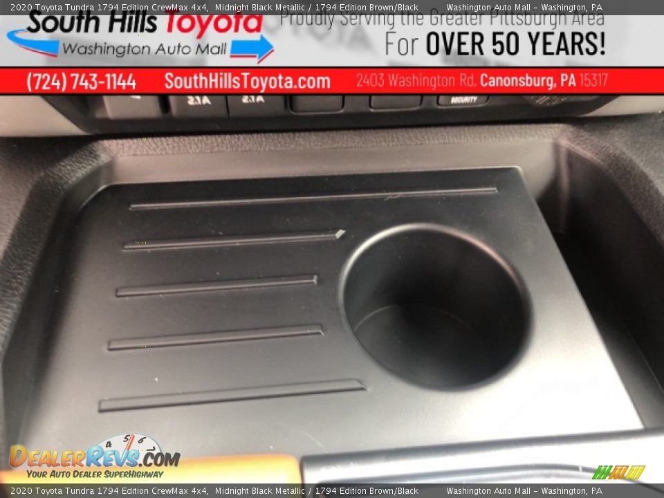 2020 Toyota Tundra 1794 Edition CrewMax 4x4 Midnight Black Metallic / 1794 Edition Brown/Black Photo #30