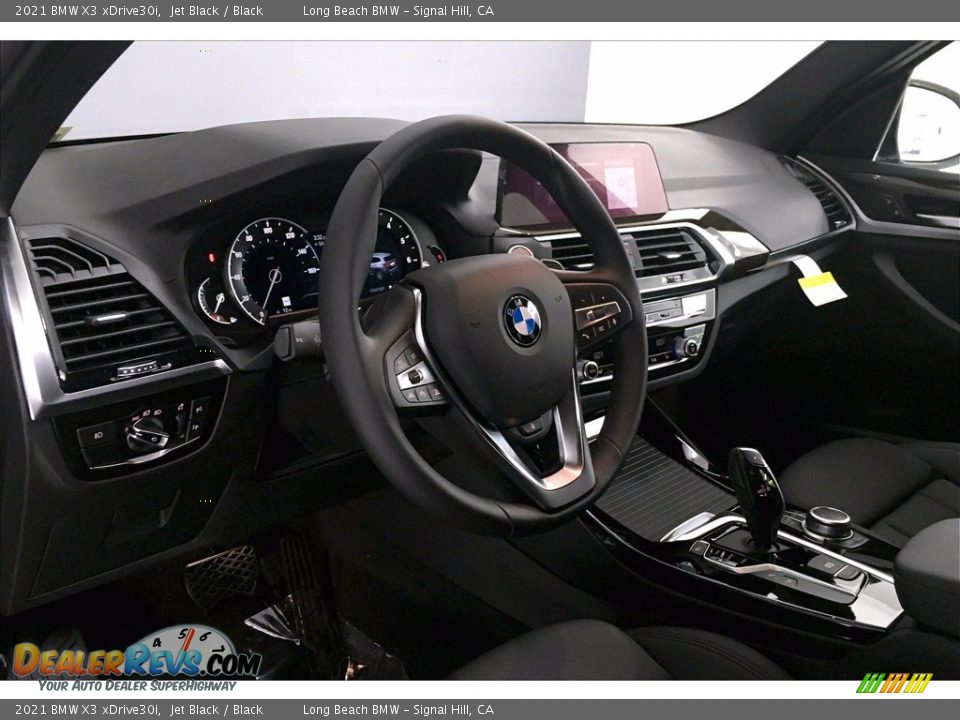 2021 BMW X3 xDrive30i Jet Black / Black Photo #7