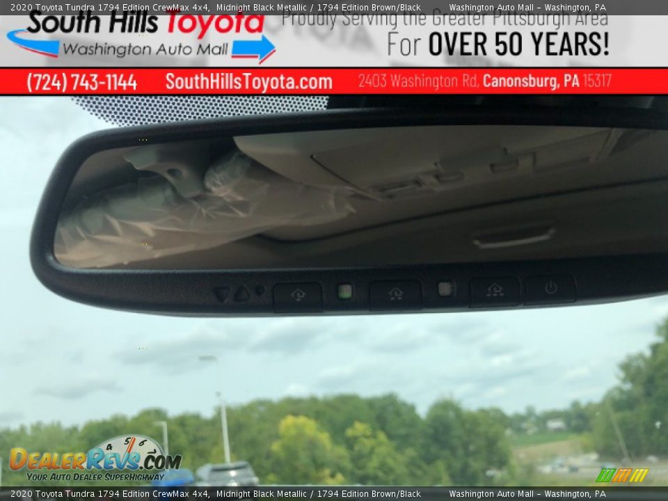 2020 Toyota Tundra 1794 Edition CrewMax 4x4 Midnight Black Metallic / 1794 Edition Brown/Black Photo #36