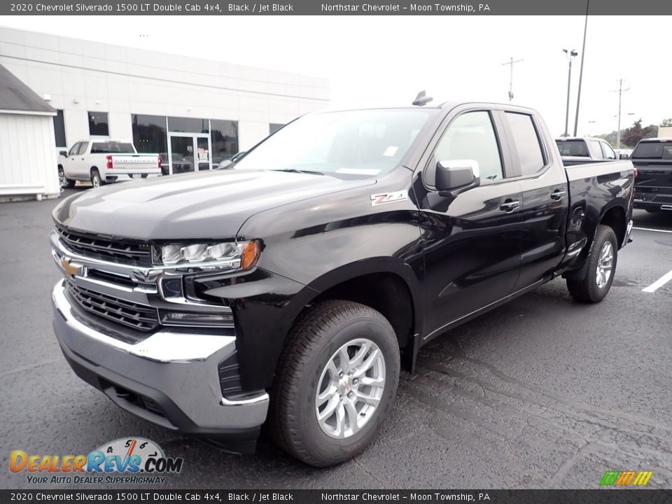 2020 Chevrolet Silverado 1500 LT Double Cab 4x4 Black / Jet Black Photo #1