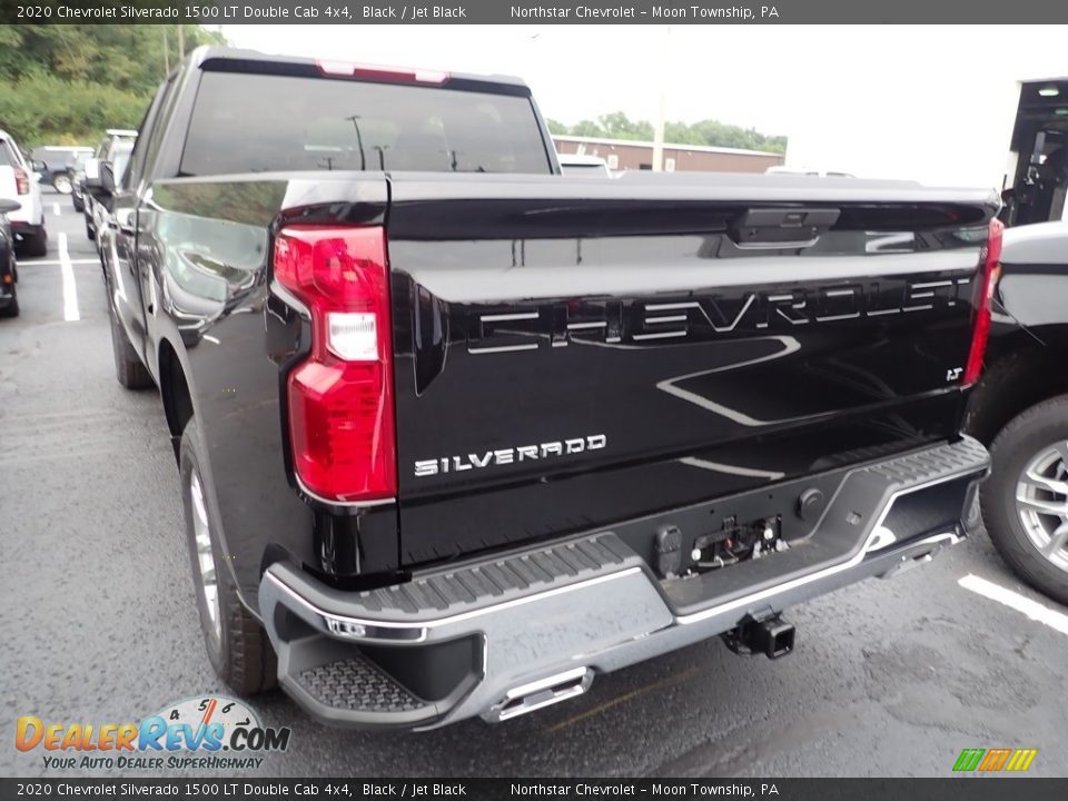 2020 Chevrolet Silverado 1500 LT Double Cab 4x4 Black / Jet Black Photo #4