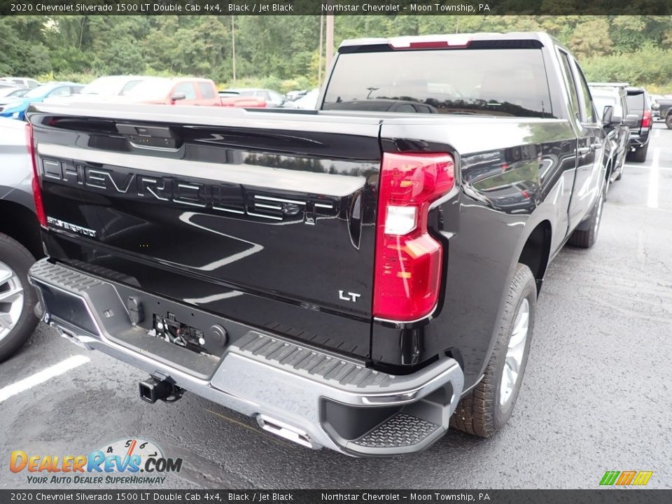 2020 Chevrolet Silverado 1500 LT Double Cab 4x4 Black / Jet Black Photo #6