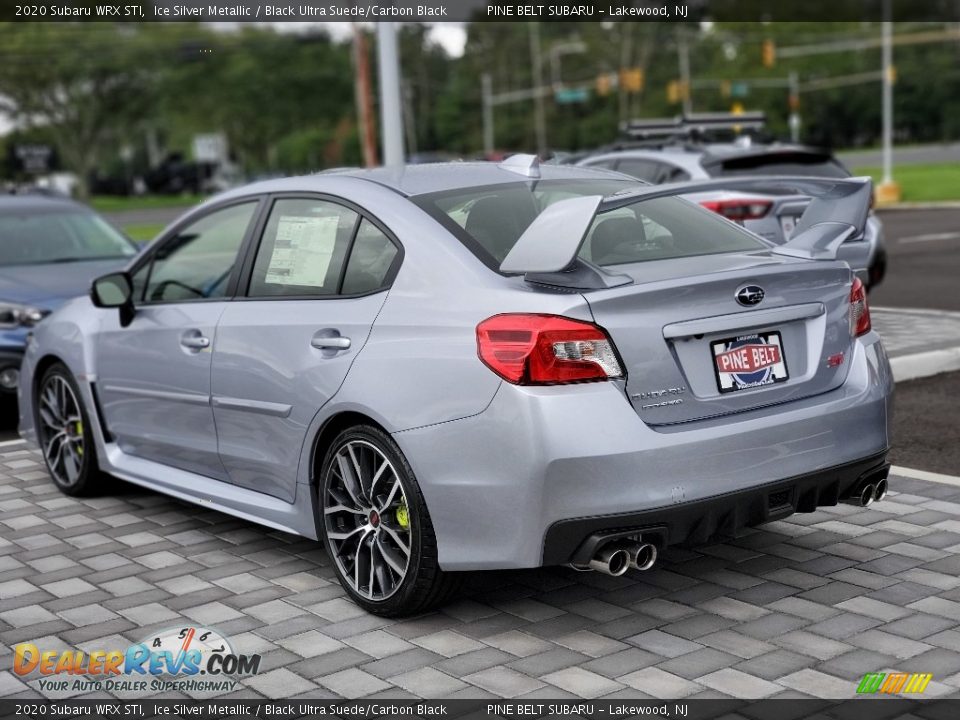 2020 Subaru WRX STI Ice Silver Metallic / Black Ultra Suede/Carbon Black Photo #10