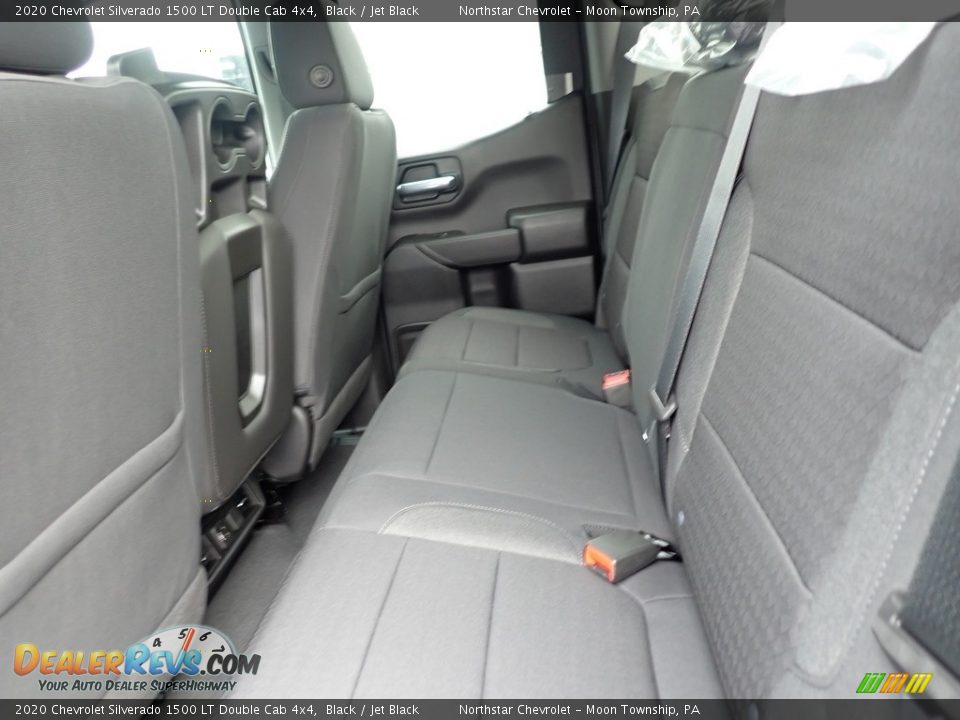 2020 Chevrolet Silverado 1500 LT Double Cab 4x4 Black / Jet Black Photo #14