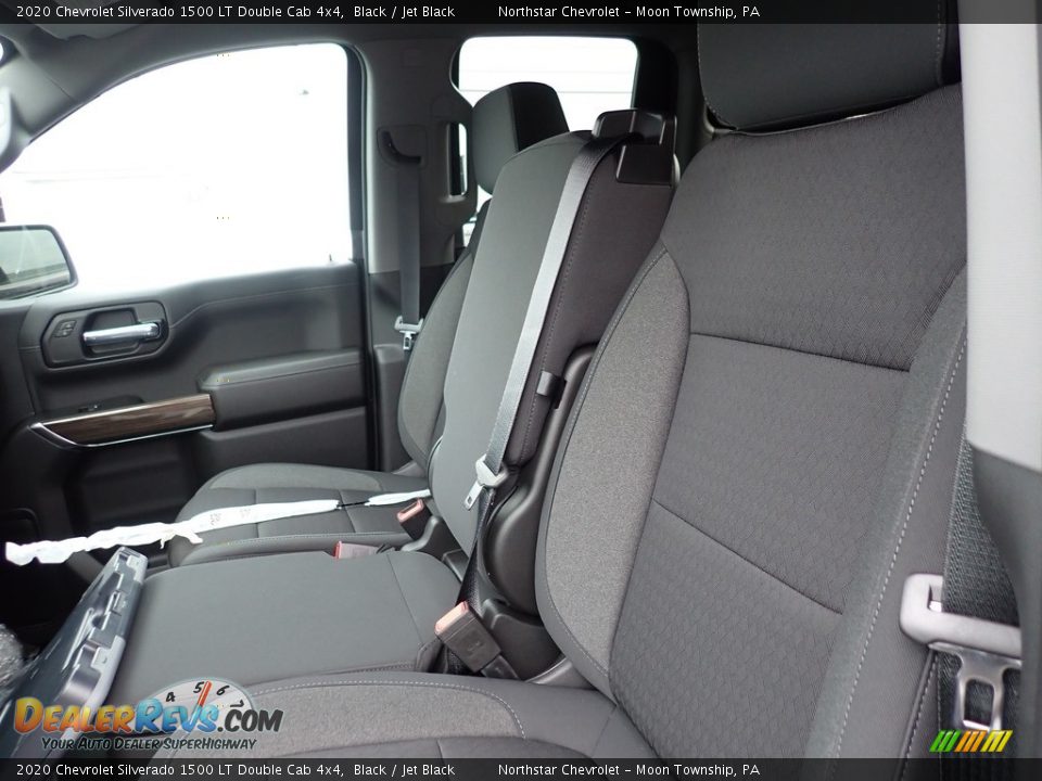 2020 Chevrolet Silverado 1500 LT Double Cab 4x4 Black / Jet Black Photo #15