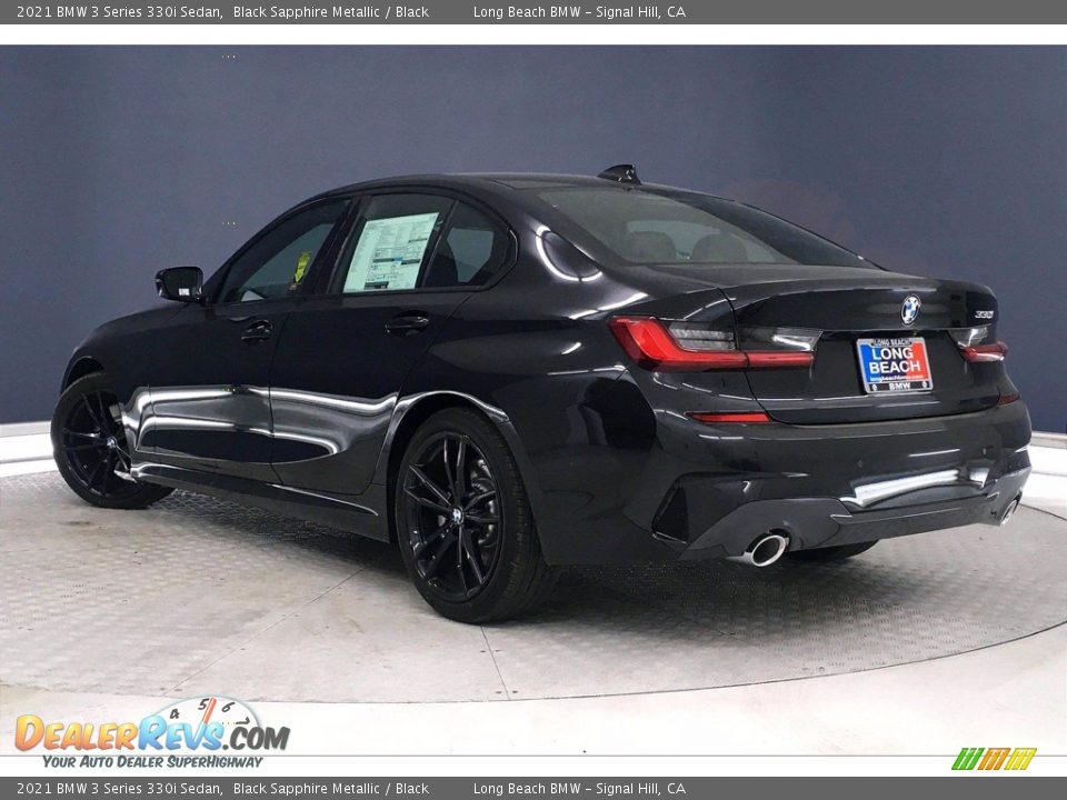 2021 BMW 3 Series 330i Sedan Black Sapphire Metallic / Black Photo #3