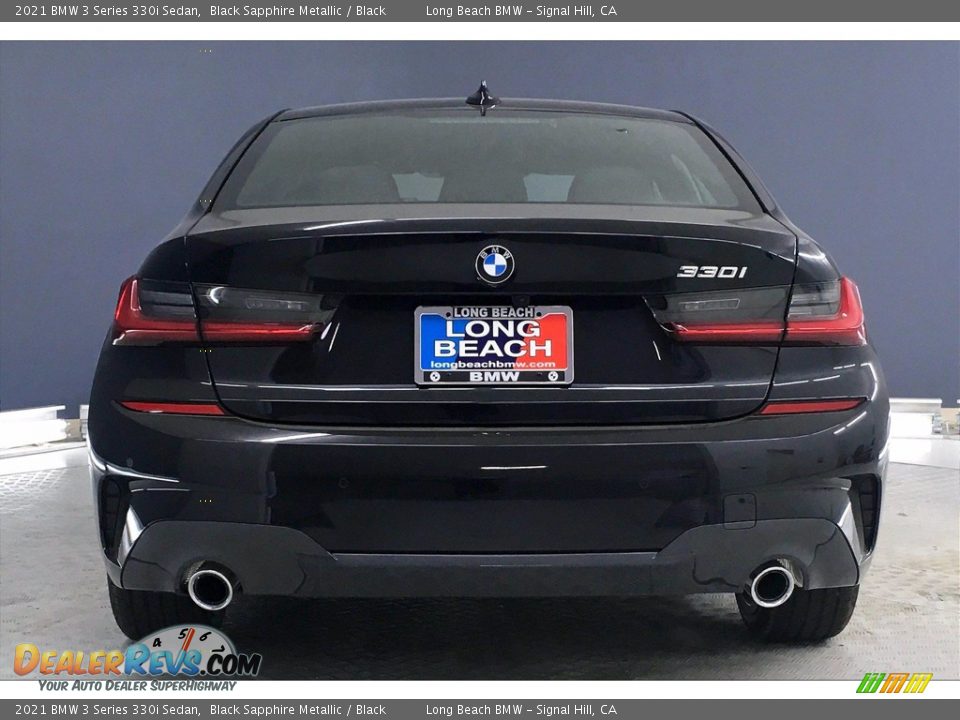 2021 BMW 3 Series 330i Sedan Black Sapphire Metallic / Black Photo #4