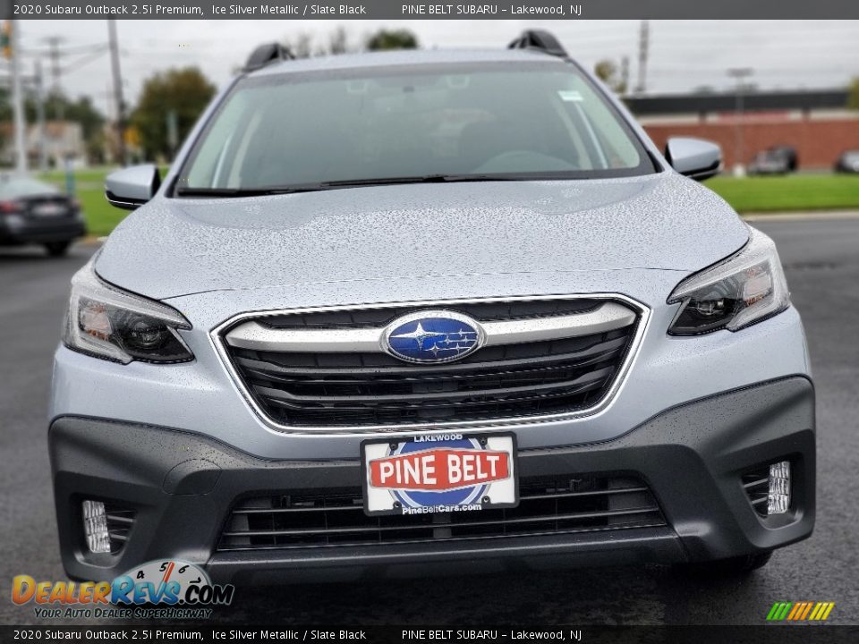 2020 Subaru Outback 2.5i Premium Ice Silver Metallic / Slate Black Photo #3