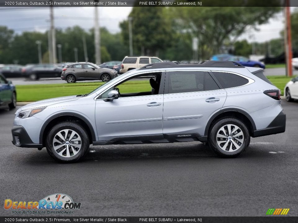 2020 Subaru Outback 2.5i Premium Ice Silver Metallic / Slate Black Photo #4