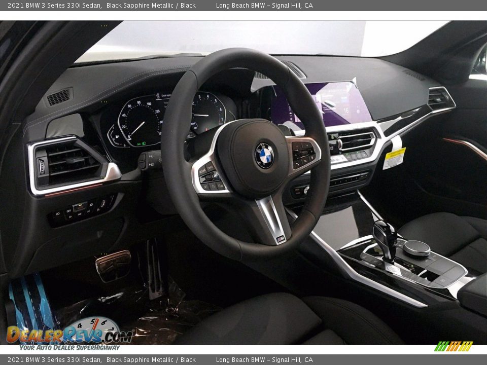 2021 BMW 3 Series 330i Sedan Black Sapphire Metallic / Black Photo #7