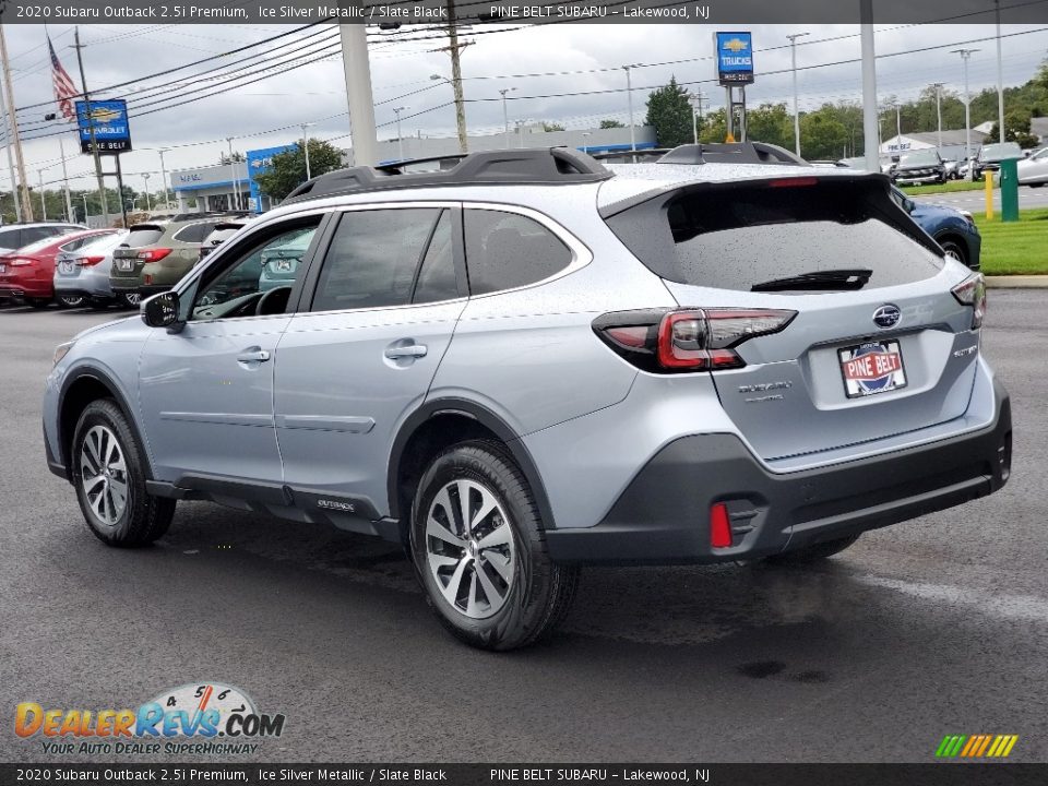 2020 Subaru Outback 2.5i Premium Ice Silver Metallic / Slate Black Photo #6