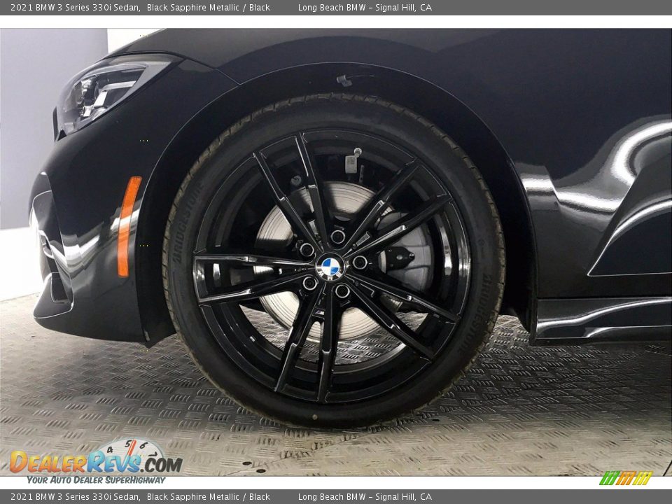 2021 BMW 3 Series 330i Sedan Black Sapphire Metallic / Black Photo #12