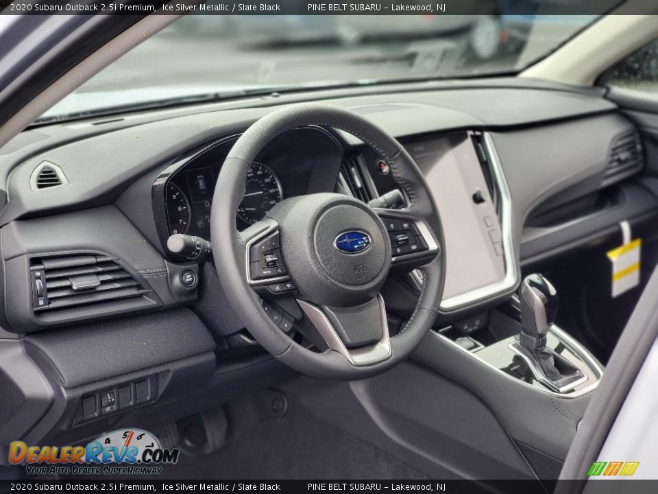 2020 Subaru Outback 2.5i Premium Ice Silver Metallic / Slate Black Photo #11